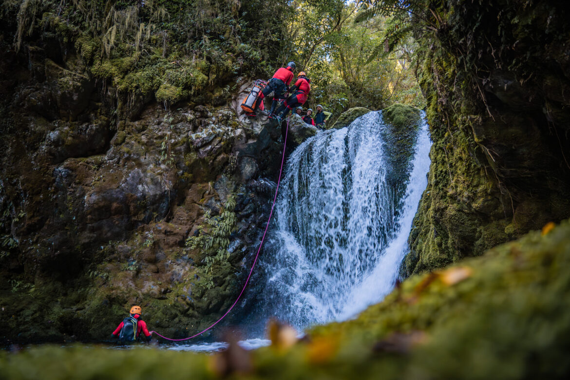 Faire du canyoning en Nouvelle-Zélande